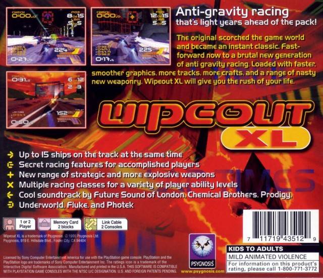 Wipeout XL - (PS1) PlayStation 1 | J&L Game
