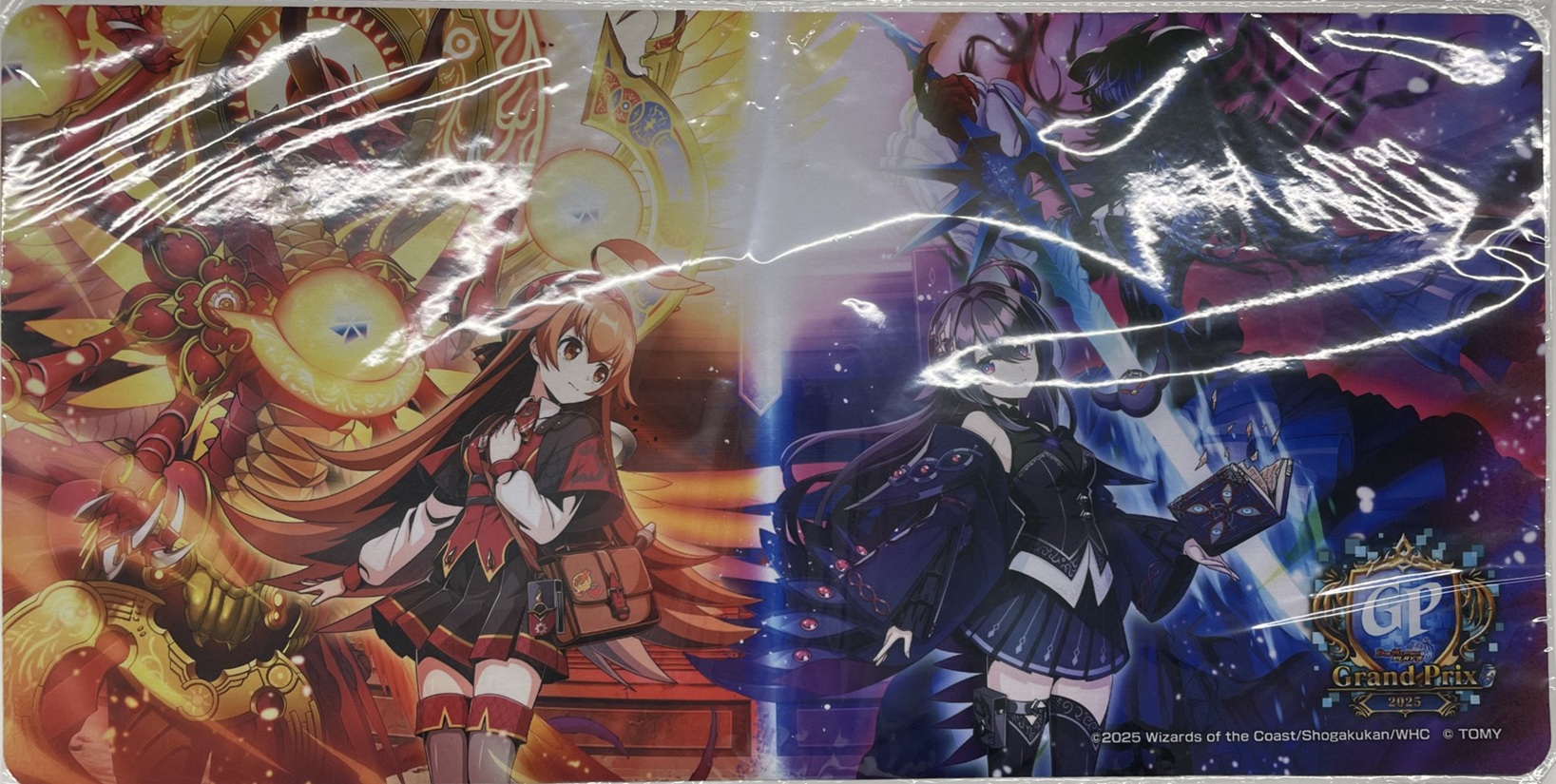 闇の守護者ルカ プレイマット デーモンハンド デュエプレ 闇の守護者