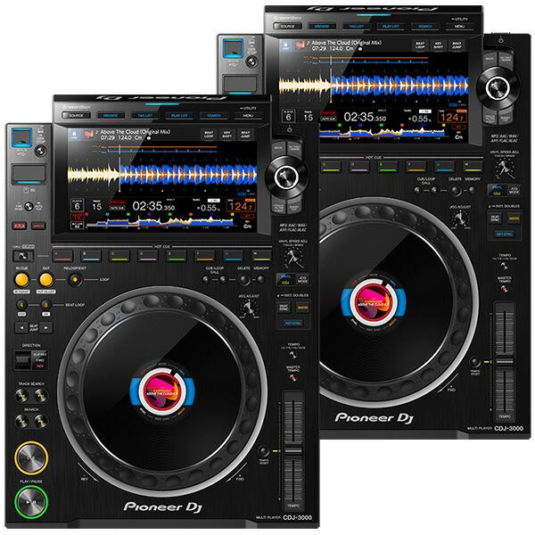 Pioneer プロフェッショナル DJマルチプレーヤー CDJ-3000 × 2台