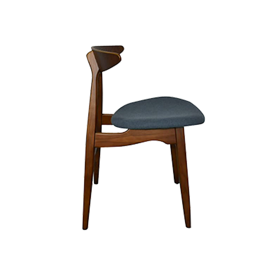 チェアRY54【送料無料】ウォールナット/ダークブルー | NOCEノーチェ