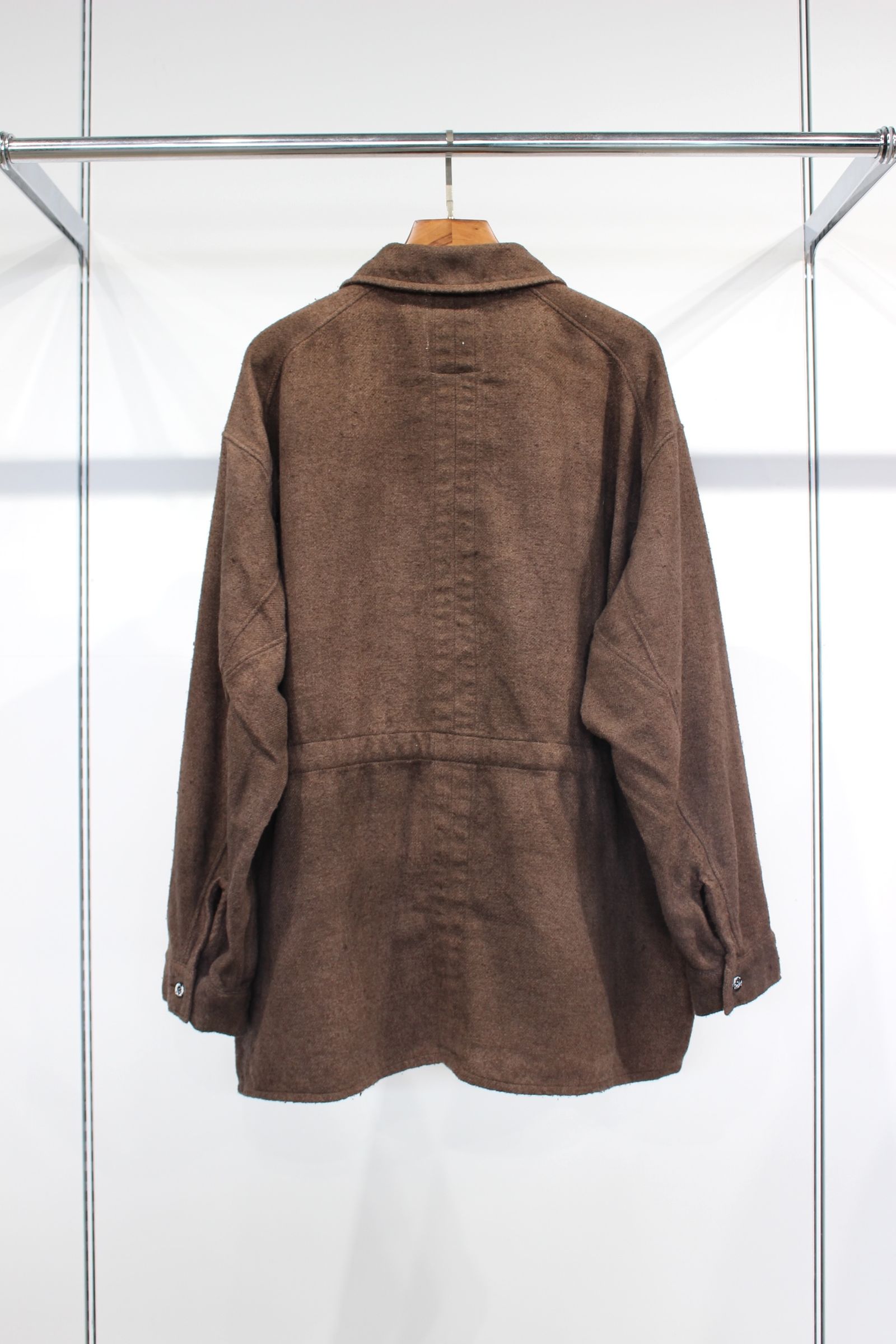 ANCELLM - PILLING SHIRT JACKET | BROWN | ジャケット | NapsNote