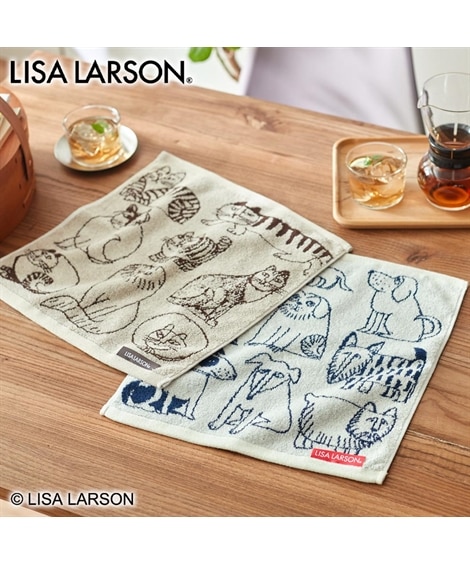 リサ・ラーソン】スケッチアニマル 北欧ハンドタオル（34×36） 通販