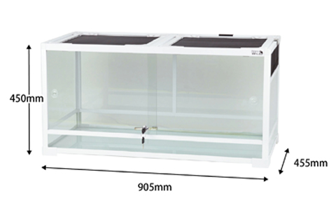 爬虫類ケージ SANKO パンテオン 6035 パンテオン ホワイト WH6035