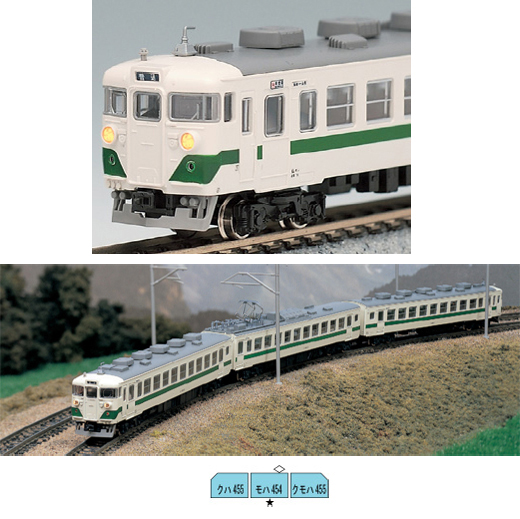 KATO 【3両SET】 455系グリーンライナー (3両)(M) KT-10-189 鉄道模型 通販