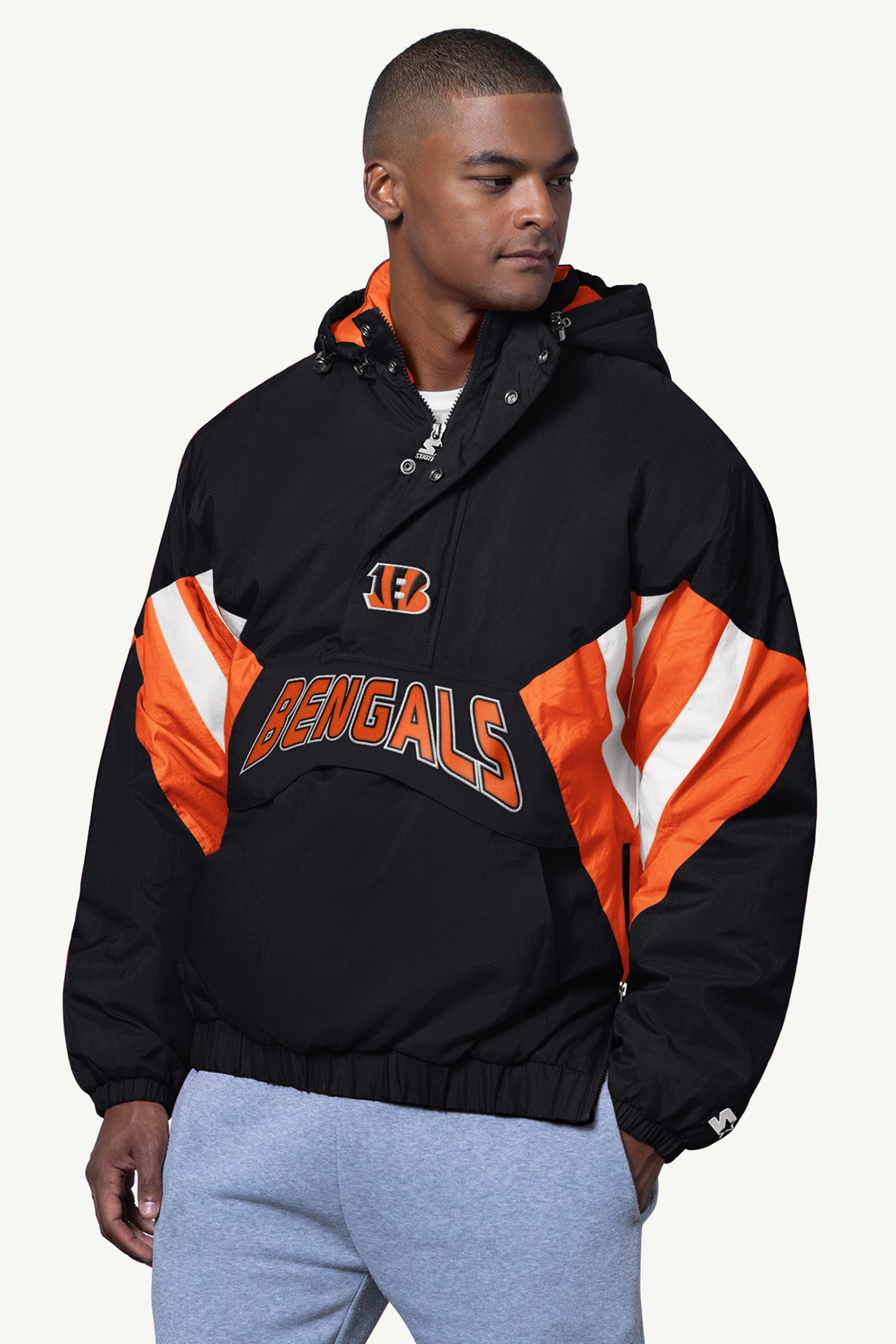 Mens Cincinnati Bengals Classic Breakaway Jacket | NFL | Starter