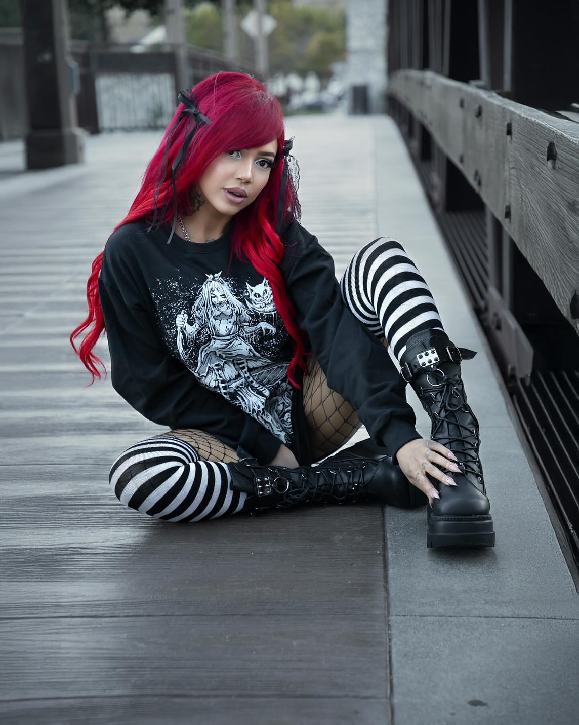 取り寄せ]SHAKER-70 / ウェッジソール厚底ブーツ【DEMONIA】 | Spider