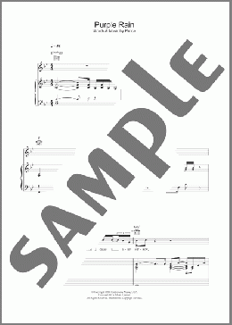 楽譜一覧】Purple Rain - ヤマハ「ぷりんと楽譜」