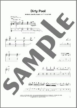 楽譜一覧】Stevie Ray Vaughan - ヤマハ「ぷりんと楽譜」