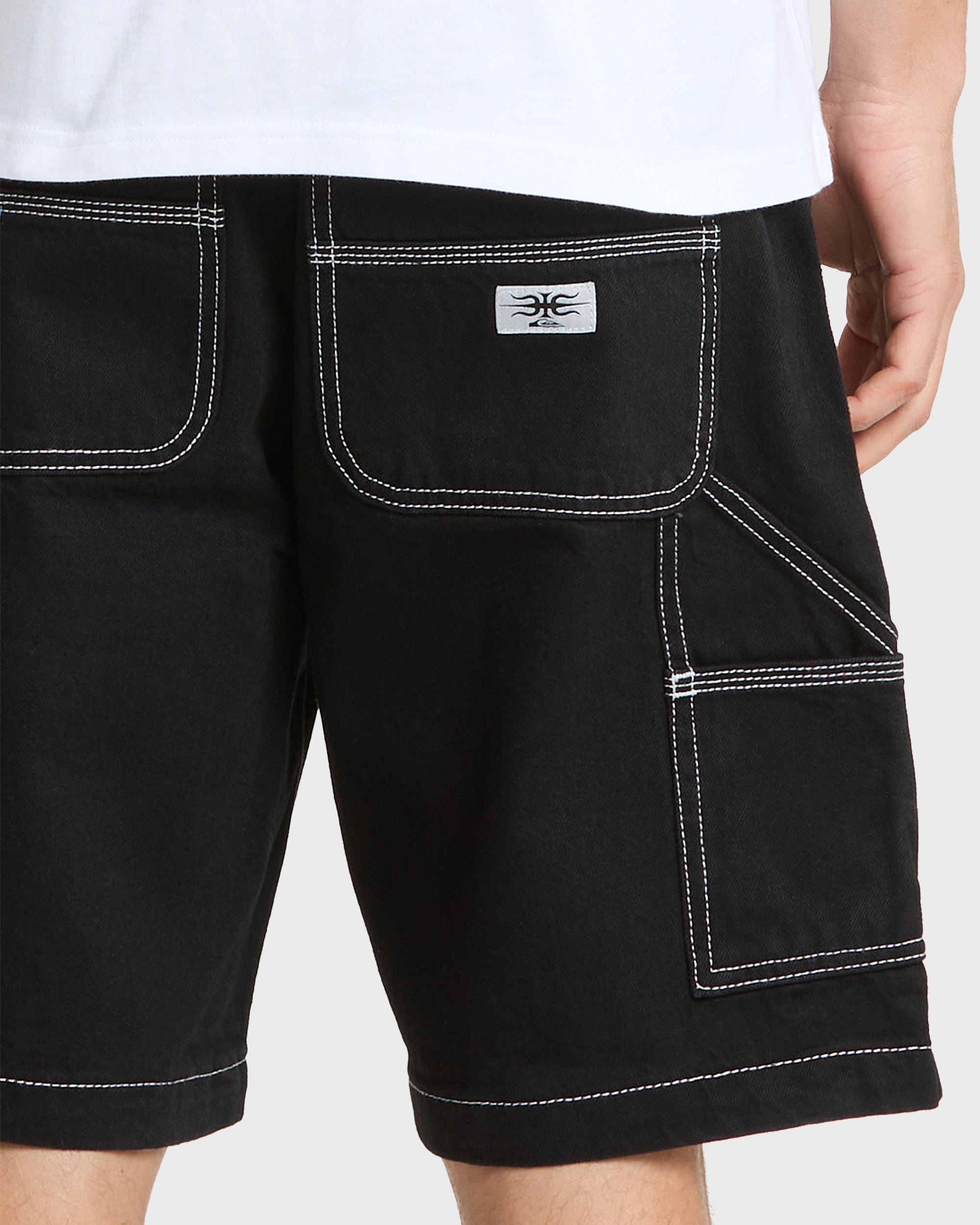 Mercury Carpenter Denim Short - Black | Quiksilver