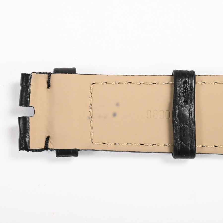 ブラックアリゲーター レザーストラップ 20-18mm | 9800.04.13 | 未