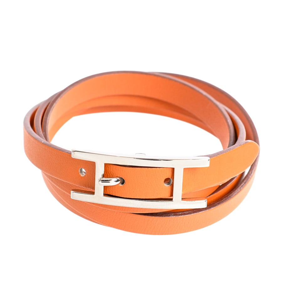 銀座本店購入エルメスストラップ2004限定ストラップオレンジ帯飾りにも