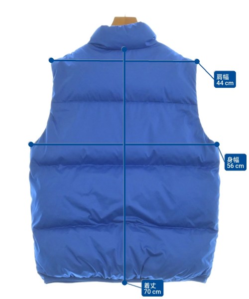 NIKE（ナイキ）ダウンジャケット/ダウンベスト 青 サイズ:M メンズ