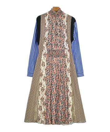 PRADA（プラダ）ワンピース 青 サイズ:38(S位) レディース