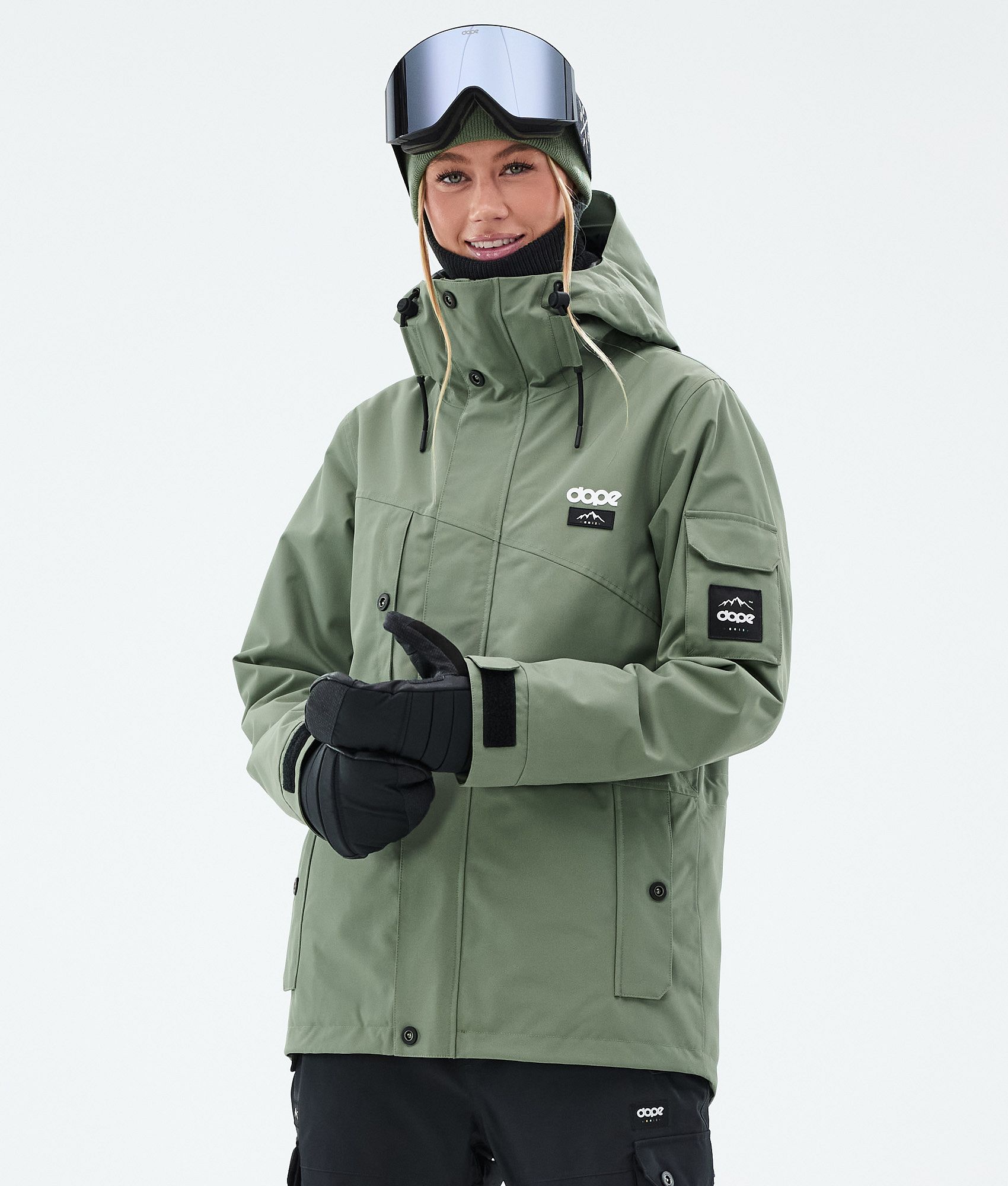 Dope Adept W Ski Jacket Women Moss Green | Ridestore UK