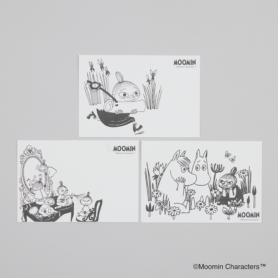 ムーミン ポストカード3枚セット〈リトルミイ〉: 材料・用具｜手づくり