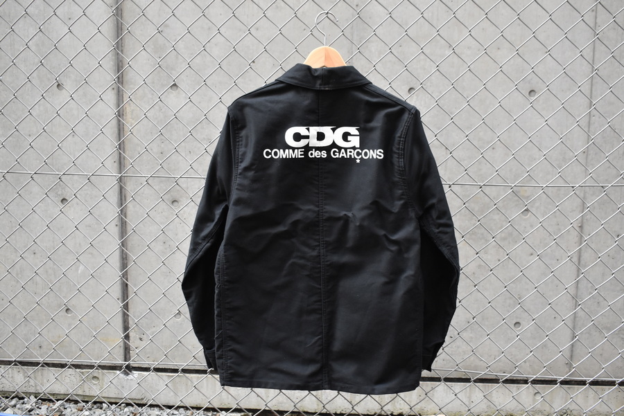 GOOD DESIGN SHOP CDG× LE LABOUREUR】CDG LOGO work jacket入荷
