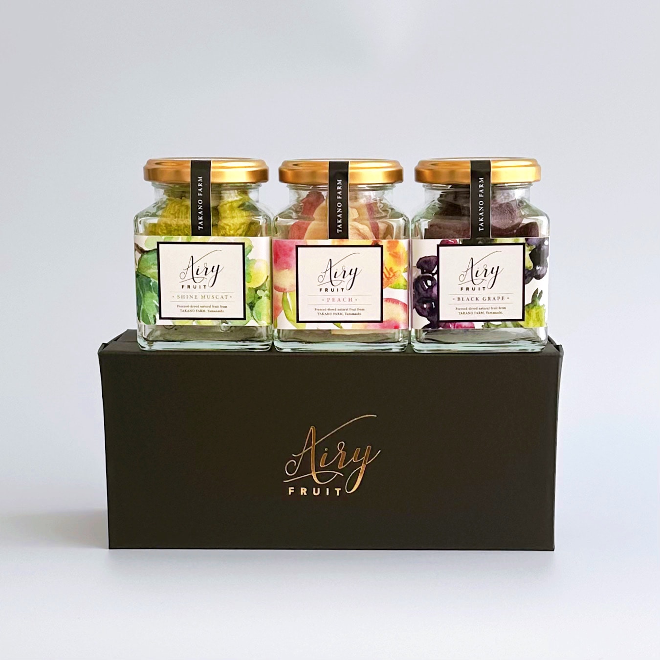 国産果物フリーズドライのエアリーフルーツ 3種 化粧箱入りセット
