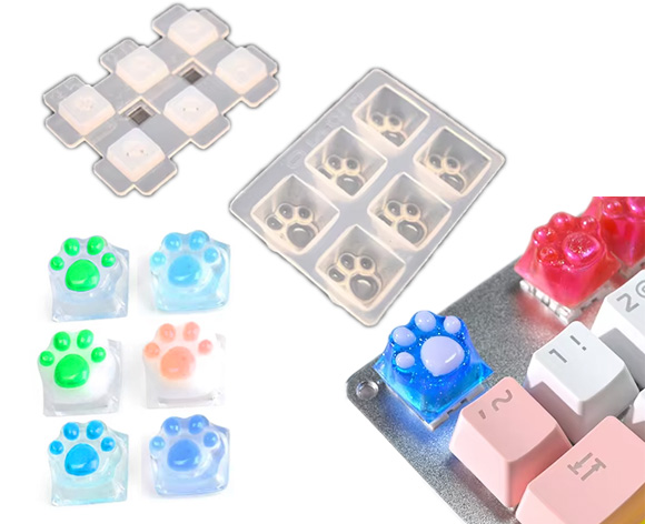 肉球自作キーキャップキット発売にゃ！ | XYZA Fukagawa Craft