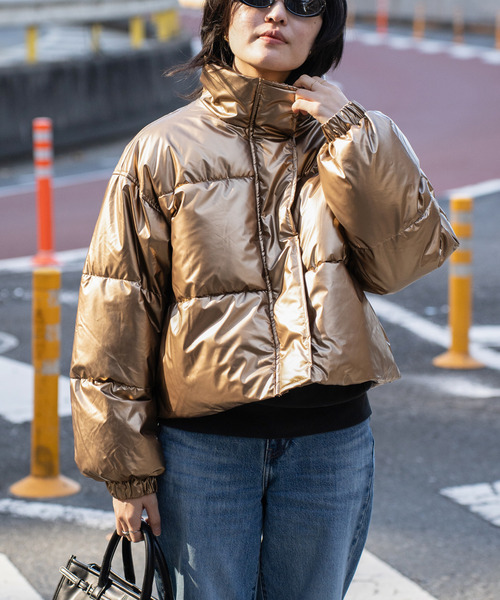 VENCE EXCHANGE ダウンコート ダウンジャケット メタリック中綿