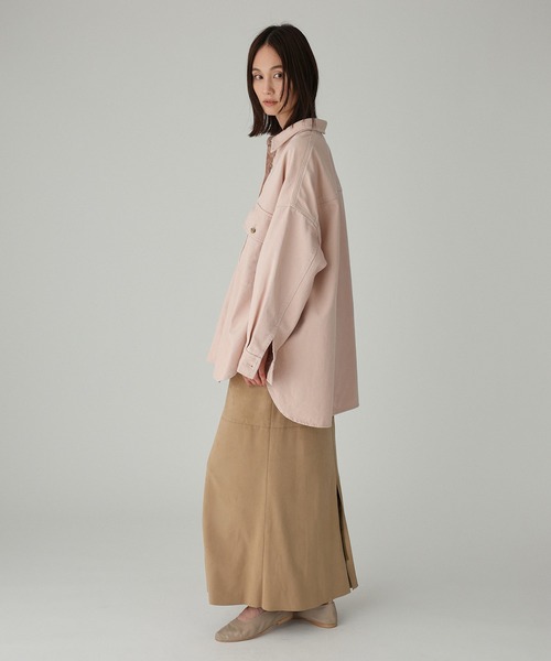 BABYLONE（バビロン） ブラウス シャツ デニムビッグシャツ レディース