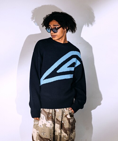umbro（アンブロ） セーター ニット SP BIG LOGO Knit pullover/別注