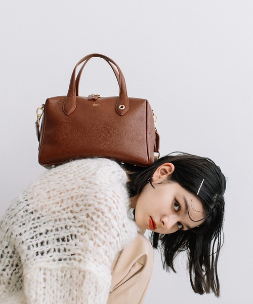 Beau're（ヴュレ） ボストンバッグ BEAURE カウレザー ボストン バッグ