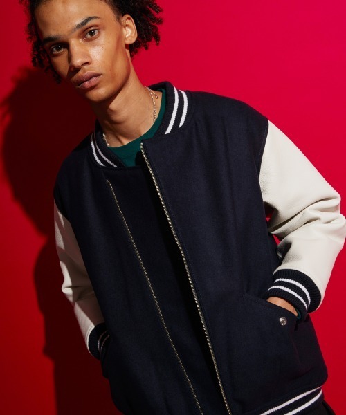 rehacer（レアセル） スタジャン : Slant Riders Studium JKT