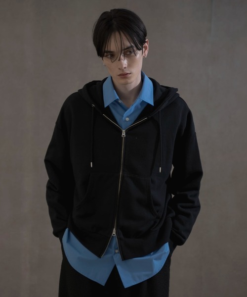 LUCY（ルーシー） パーカー LUCY/ショートダブルZIPパーカー メンズ