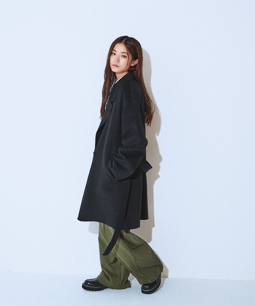 JEANASIS（ジーナシス） ピーコート pコート 「オンオフで着回し可能