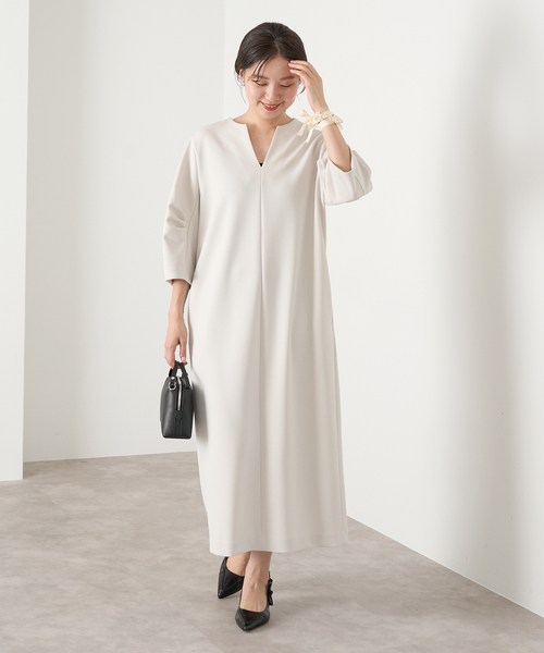 IENA（イエナ） ワンピース 「追加」タックスリーブワンピース