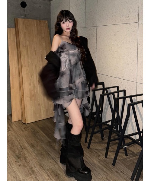 Darich（ダーリッチ） コート アウター スウェットフーディーレザー