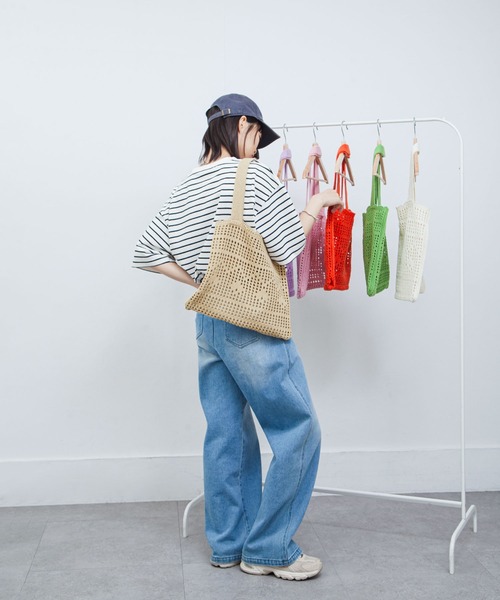 トートバッグ かぎ針編みトートバッグ レディース : ZOZOTOWN Yahoo!店