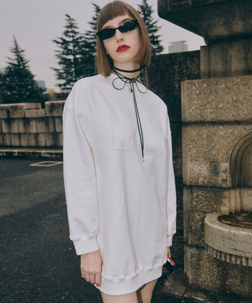 EIMY ISTOIRE（エイミーイストワール） ワンピース EIMYロゴスウェット