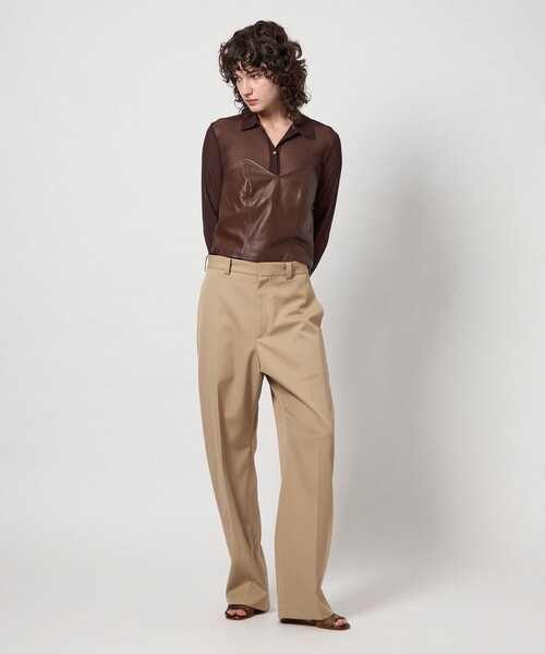 6 スラックス パンツ 「6(ROKU)」チノパンツ 25FW レディース