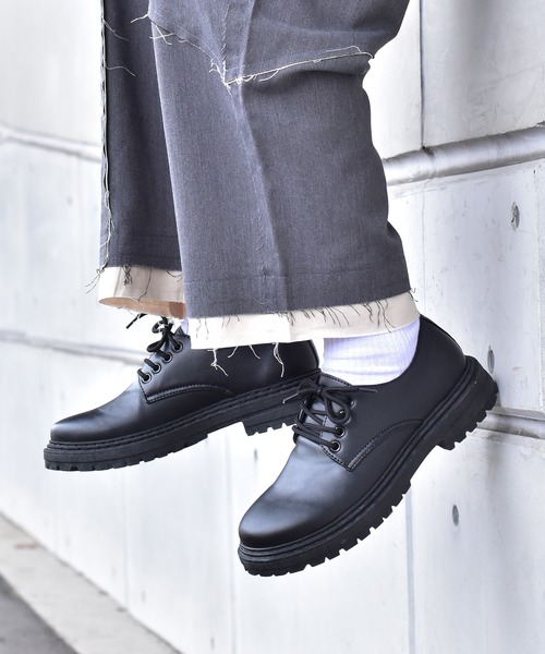 SVEC（シュベック） ビジネスシューズ チャンキーソール 4ホール