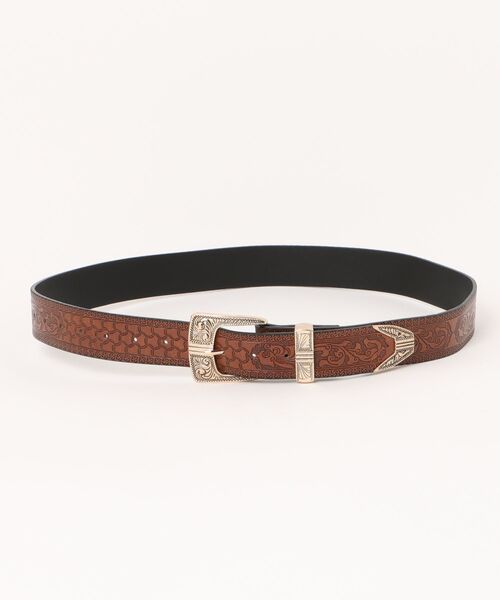 Port（ポート） ベルト ゴールド バックル ウエスタン調 ベルト