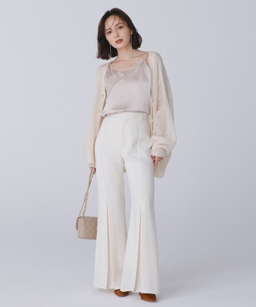 anuans（アニュアンス） キャミソール レースポイントサテン