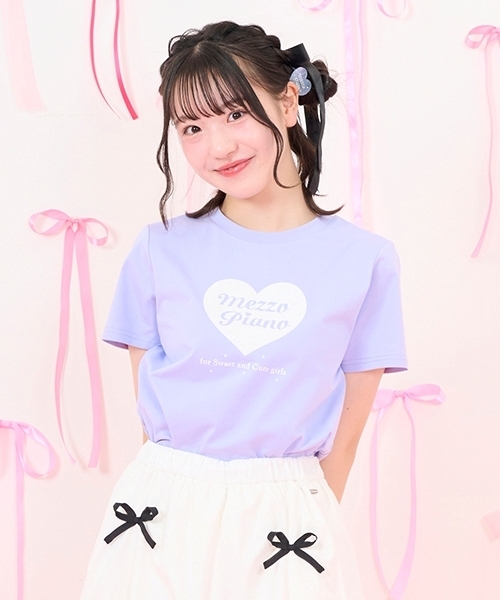 mezzo piano Junior（メゾピアノ ジュニア） tシャツ 25th anniversary