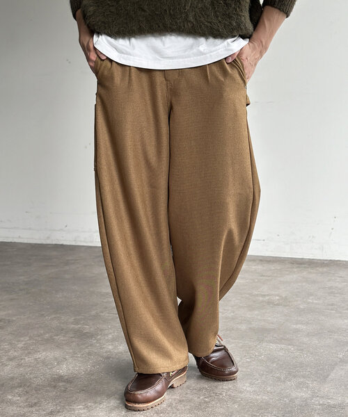 CPCM（シーピーシーエム） パンツ ウールライクカーブペインターパンツ