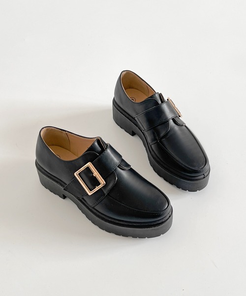 Shoes in Closet（シュークロ） ローファー 軽量厚底 マニッシュ ワン