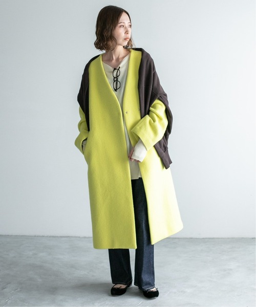 IENA（イエナ） MANTECO ノーカラーコート◇ : ZOZOTOWN Yahoo!店