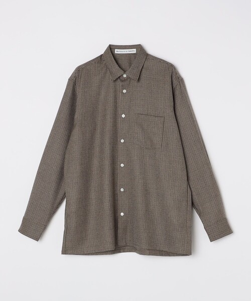 SHIPS（シップス） シャツ BATEAUX DE SHIPS: ウール サキソニー