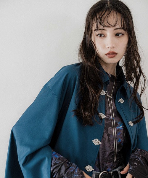 HARE（ハレ） ブラウス シャツ チャイナパーツシャツ(HARE) レディース