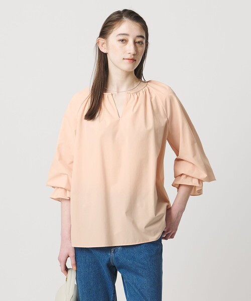 UNITED ARROWS（ユナイテッドアローズ） ブラウス シャツ レースフリル