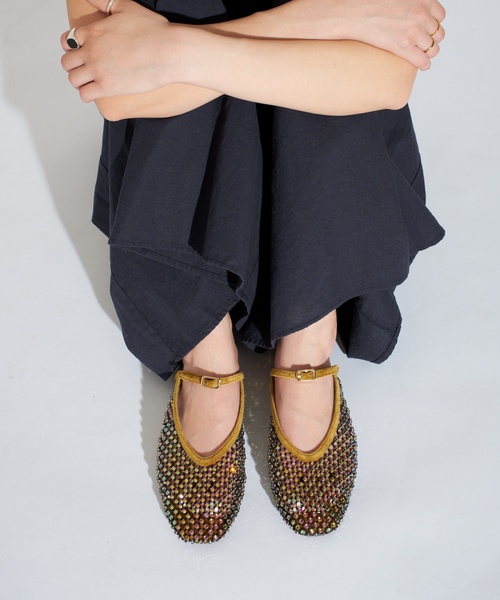 Le Talon GRISE（ル タロン グリーズ） シューズ GRISEビジューネット