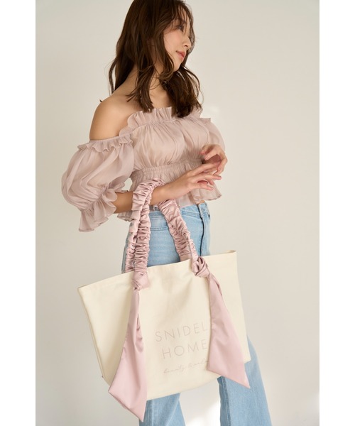 SNIDEL HOME トートバッグ オーガニックキャンパストート -BIG