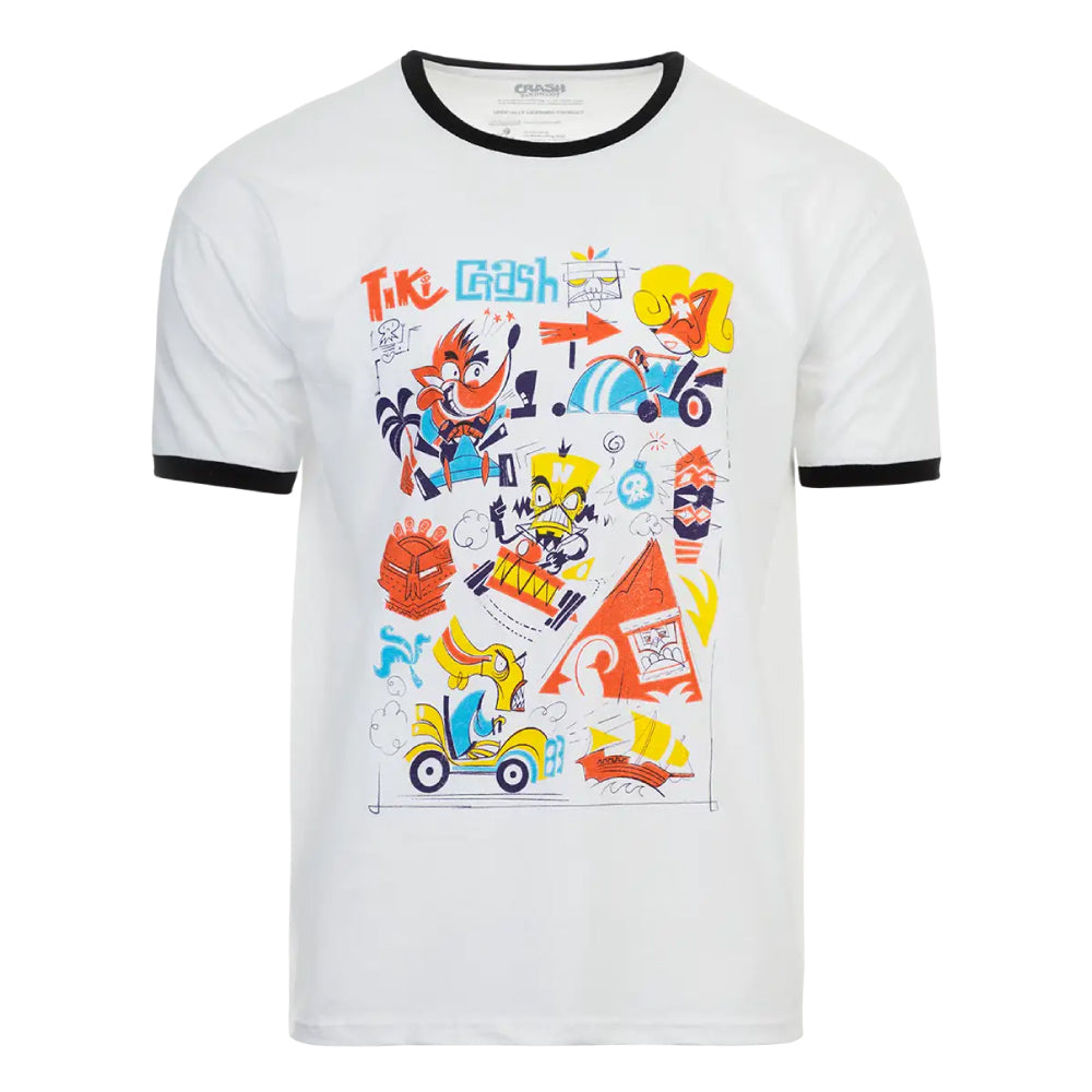 クラッシュ・バンディクー レーシング ラクガキTシャツ – インフォ