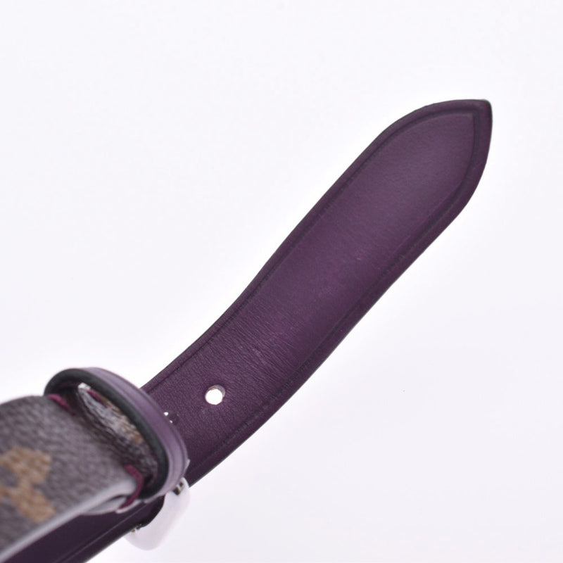 ルイヴィトンポルトアドレス ネームタグ 14145 紫/ブラウン ユニ