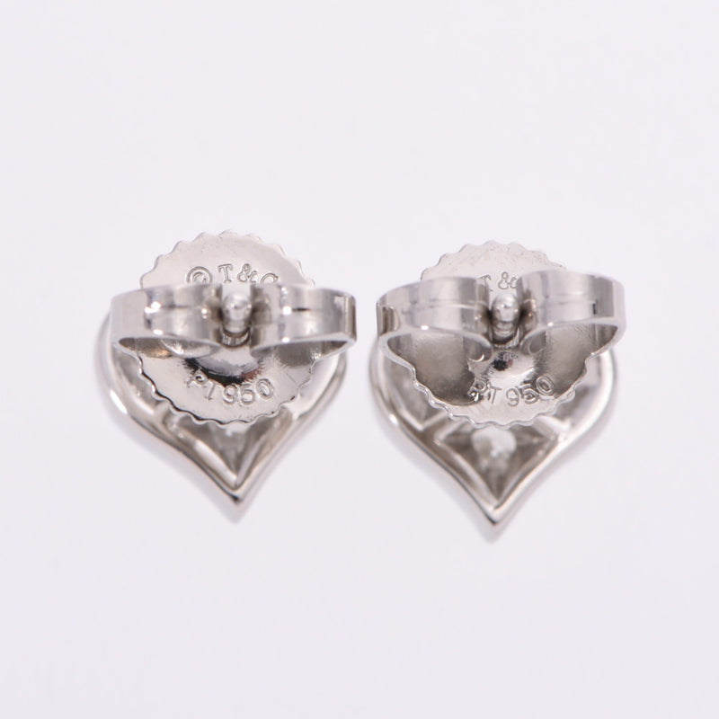 ティファニーセンチメンタルハート レディース Pt950プラチナ ピアス