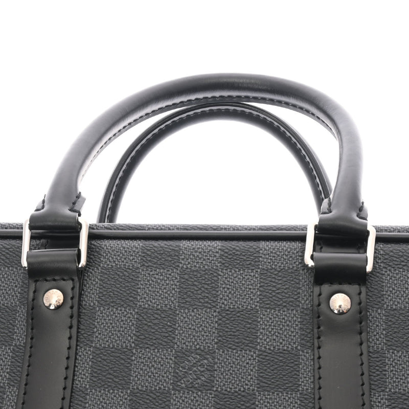 ルイヴィトンポルトドキュマン ヴォワヤージュGM 43027 黒/グレー